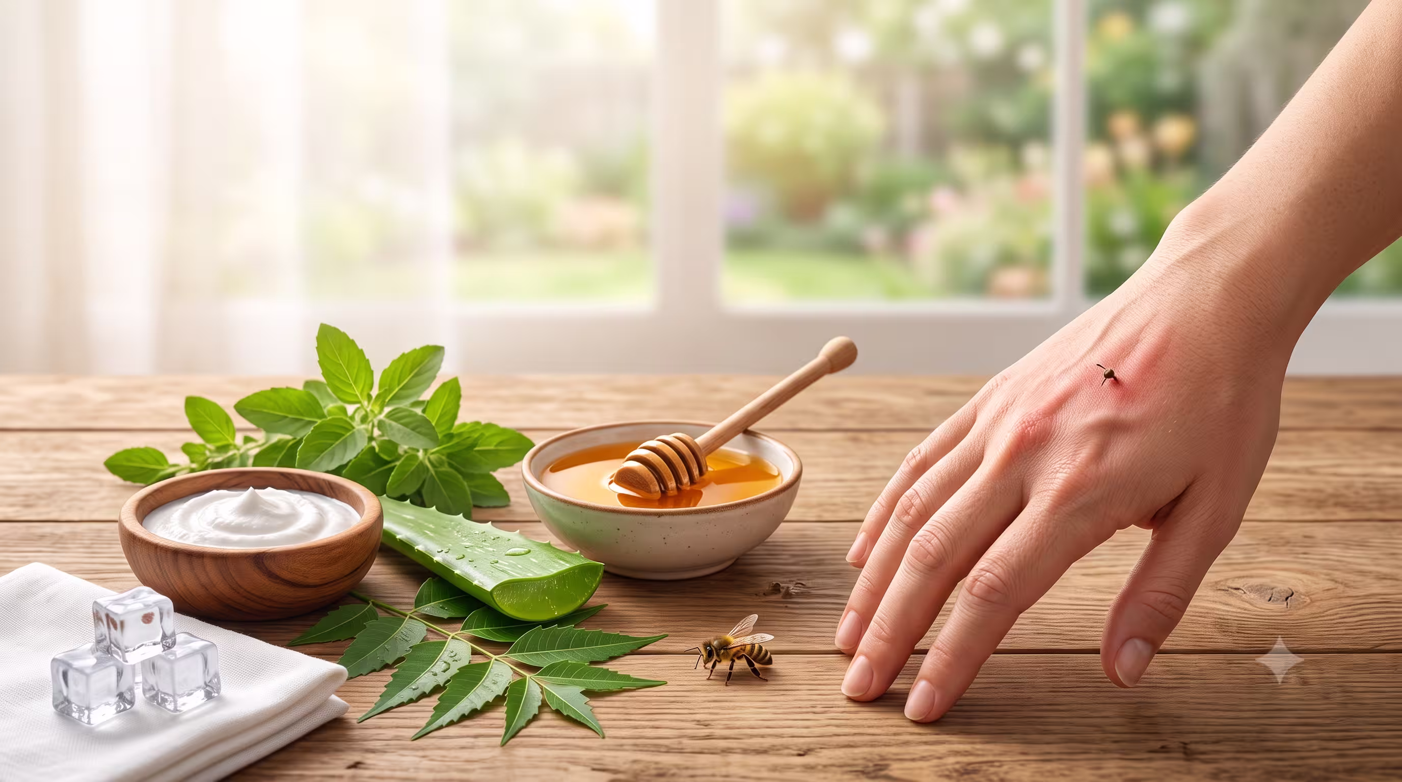 Illustration showing how to reduce Pitta dosha naturally with cooling herbs and balance fire and water energies in Ayurveda.